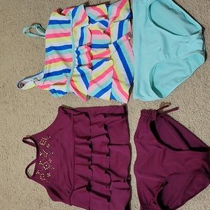 Girls Justice tankini swimsuits